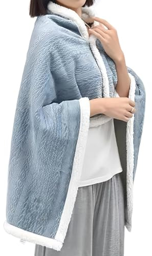 Sjal Ponchosjal Med Knappar