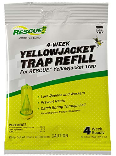 RESCUE! Yellowjacket Attractant Reusable Yellowjacket Traps – 4 Week Supply