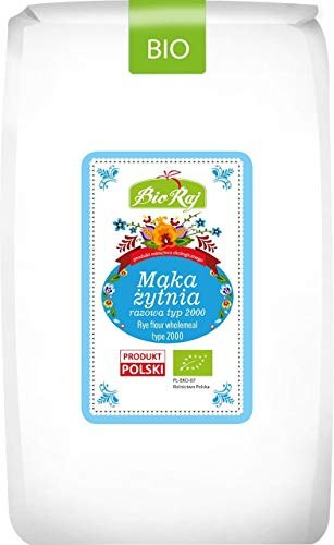 Fullkornsrågmjöl typ 2000 BIO 1 kg - BIO RAJ