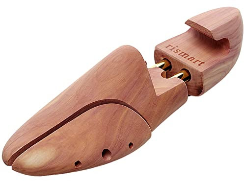 rismart Zedernholz Schuhspanner Schuhformer zum Herren Damen 100% Natürlich Holz(Braun,EU43-44)
