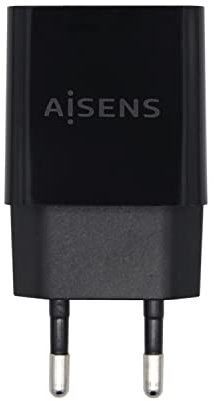 AISENS - CARGADOR USB 10W ALTA EFICIENCIA. 5V/2A. NEGRO