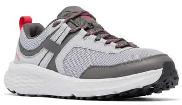 Columbia Konos Low, Zapatos para Senderismo Hombre, Steam Mountain Rojo, 41.5 EU