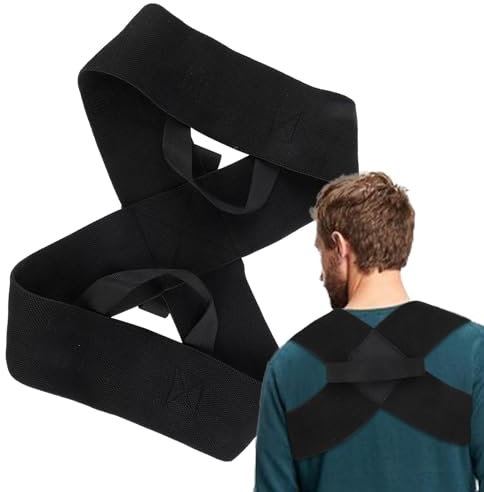 Kirdume Schulter-Haltungskorrektur, Rückenstütze für Haltung | Rückenkorrekturbandage | Schulterbandage-Glätteisen für Männer und Frauen, Rückenentlastungs-Korrekturgurt für drinnen und draußen