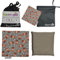 Saco Térmico de Semillas para Microondas - 15 x 15 cm - Doble Uso Frío o Calor - Alivio Natural para Cólicos y Dolor Muscular - Relleno de Romero, Trigo y Lavanda - Estampado Zorritos - SACOTERAPIA