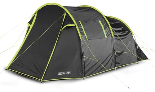 Bestlivings Tunnelzelt 5 Personen (485x320x200cm) Ultraleicht Familien Tunnelzelt mit Vorzelt wasserdicht bis 3000mm Wassersäule - Für Camping, Outdoor & Festivals - Zelt mit Lüftungsöffnungen