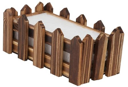 TOYANDONA da in Legno Naturale Fioriera per Piante da in Recinzione Resistente e Decorativo Contenitore per Composizioni Floreali