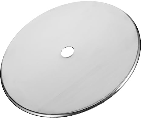 ABOOFAN Anillo de Acero Inoxidable para Cocina de Inducción, Accesorio Grueso Fácil de Limpiar Marco para Reparación de Mesa de Olla Caliente