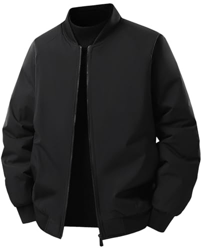 Générique 2026 Blouson Homme Mi Saison Chic Printemps Été Zippée Bombers Grande Taille Légère Veste De Sport Baseball Décontractée Travail Manteaux Et Blousons