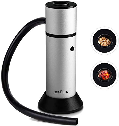 Baulia Handheld Smoking Gun Cold Food Smoker for Meat, Cocktail, Drinks, BBQ, 3x3x3