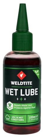 WELDTITE High-Performance Wet Lube for Bike Chains, 3.38 Fl oz.
