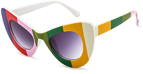 Sunglasses Modische Sonnenbrille Vintage Cat Eye Sonnenbrille Frauen Designer Sonnenbrille Frau Retro Cateye Brille C8