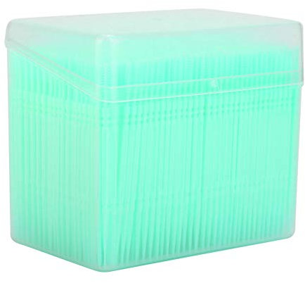 BORDSTRACT 1100 Kunststoff-Interdentalbürsten, tragbare Zahnbürste mit Aufbewahrungskoffer, Reinigungsseide-Set, für Outdoor-Reisen