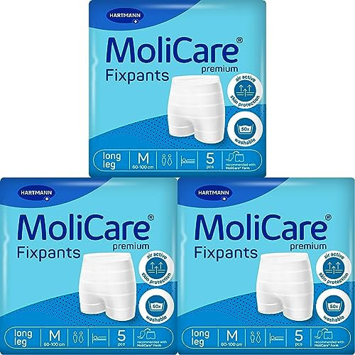 MoliCare Premium Fixpants Inkontinenz Fixierhosen, M, 5 Stück (Packung mit 3)