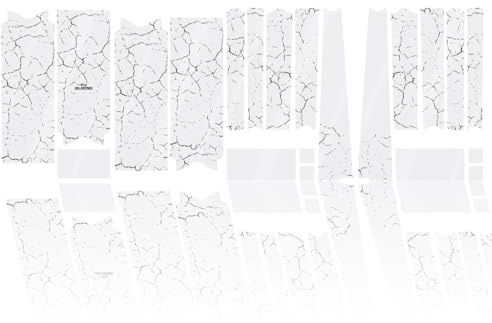 unleazhed Gravelbike Rahmenschutzfolie Fragment Black GLÄNZEND | Rahmenschutzfolie für Gravel Bikes Made in Germany| Komplett Rahmenschutz-Set