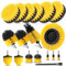 Bürstenaufsatz Bohrmaschine Set,Power Scrubber Bürste für die Reinigung mit Extend Attachment Bohrer Bürsten für Fugen, Boden, Wanne, Fliesen, Dusche, Küche (18)