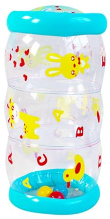 Alasum Juguete Inflable Colorido para Gatear Rodillo para Bebés Seguro y Portátil para Jugar y Desarrollar Habilidades Motoras