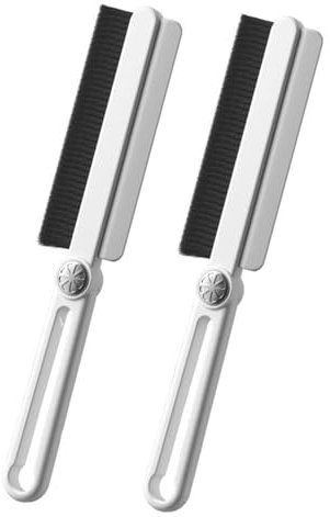 Hard Cleaning Brush 2024 Upgrade Thin Cleaning Brush with Squeegee Handheld Joint Cleaner Scrubbing Brush Cleaning Tool for Tight Spaces in the Household Stone Brush (B, One Size)