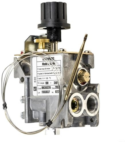 630 Fryer Steam Oven Accessories Gas Temperature Control Valve Range 100-340℃ For ALPHA Series For BIFRONTE Series For DELTA Series For GAMMA Series