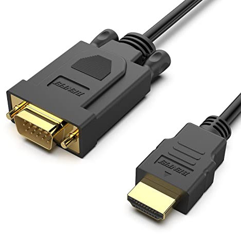 BENFEI HDMI auf VGA Kabel, vergoldet, HDMI auf VGA, 3 m (Stecker auf Stecker), für Computer, Desktop, Laptop, PC, Monitor, Projektor, HDTV, Chromebook, Raspberry Pi, Roku, Xbox