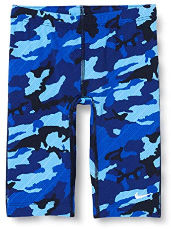 NIKE Jammer Costume da Bagno per Bambini, Bambino, Costume da Bagno, NESSA870, Ossidiana, S