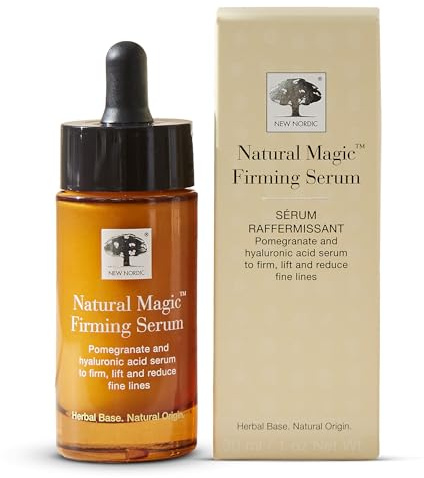 New Nordic - Sérum Raffermissant Natural Magic - Sérum Visage Anti-Âge - Acide Hyaluronique, Tara Péruvien, Algues Rouges, Astaxanthine - 30 ML