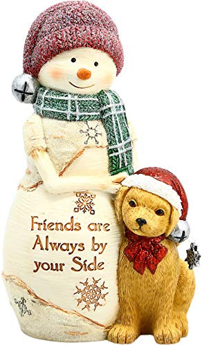 Pavilion - Friends are Always by Your Side - 5 Inch Collectible BirchHearts Snowman Figurine