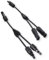 Summit MC4 Y-Kabel Set 2x 30cm (4mm²) zum parallelen Anschluss von zwei PV-Modulen/Strängen an einem Anschluss