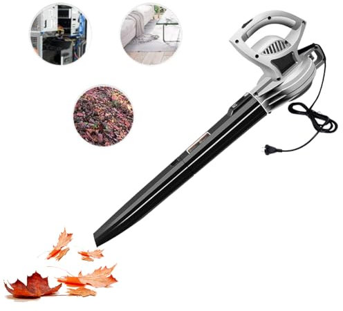 Soplador Eléctrico, Soplador De Hojas con Cable Ligero De Alta Potencia De 2000 W, Potente Aspiradora Doméstica Industrial con Tubo Desmontable, Resistencia A Altas Temperaturas para Computadoras