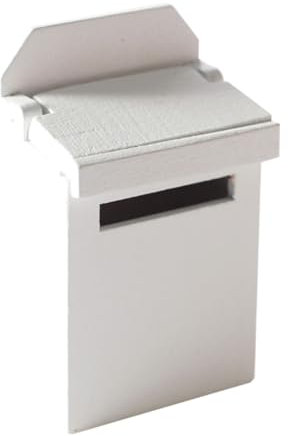 Veemoon Scale Vintage Flip Up Mailbox Model for Dollhouse Decor Creative Furniture Accessory for DIY and Miniature Scene Design