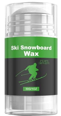 Cera per sci e snowboard, inverno all'aperto, 3,6 x 7,6 cm, ceretta per sci e snowboard, strofinare su sci, lucidatura, scorrevolezza, per uomini, giovani, principianti professionisti