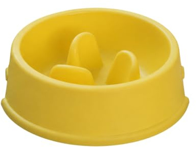 PARENCE. Anti-Glutton Dog Bowl 1.5L - Plastic Brake Sleeper Bowl with Extra Large Capacity - Anti-Glutton Slow Feeding Bowl - Random Colour