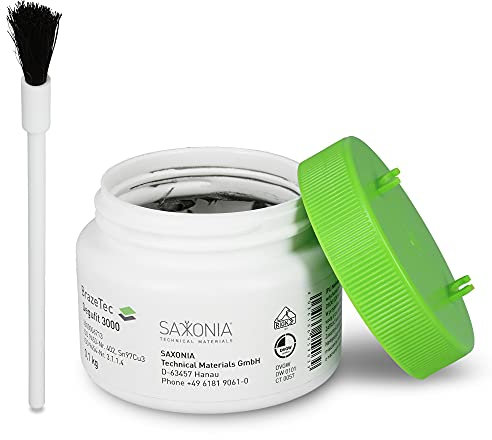 Flussmittel Lötpaste Degufit 3000 Weichlötpaste 100g mit Bürste für die Trinkwasserinstallation mit Kupferrohren | Flussmittelpaste Lötflussmittel Fittingslötpaste Solder Paste Lötfitting Löten DVGW