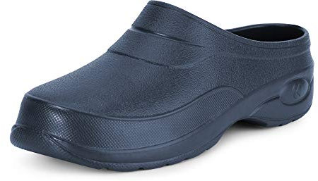 Ladeheid Damen und Herren leichte Eva Clogs Gartenclogs Gartenschuhe KL037 (Dunkelblau, 40 EU)