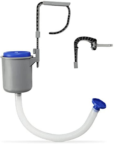 Bestlivings Skimmer de superficie de piscina para limpieza de piscinas, incluye 2 adaptadores de conexión para piscinas con anillo de aire y marco de tubo de acero, sistema de filtro a partir de 2006