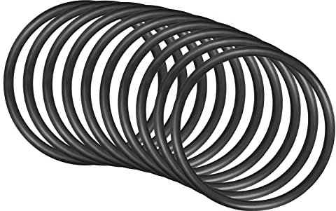 QUARKZMAN Nitrile Gomma O-Ring 90mm x 80mm x 5mm Guarnizioni di Tenuta Anelli Rubinetti Rotondo Guarnizione Rondella per Rubinetto Idraulica Riparazione Sigillatura Connessione, 10 Pezzi