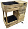 Jardipolys Composteur bac à Fleurs 2 en 1 ESSENCIA - 80 x 75 x 35 cm - 70L - Cerland