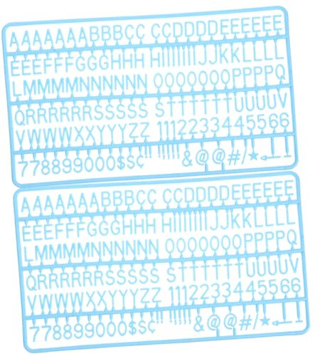 STOBOK 2 Sets Filz-buchstabentafel-zahlen Kunststoff-buchstaben für Pinnwand Bastelzubehör Pädagogisches Buchstaben-set