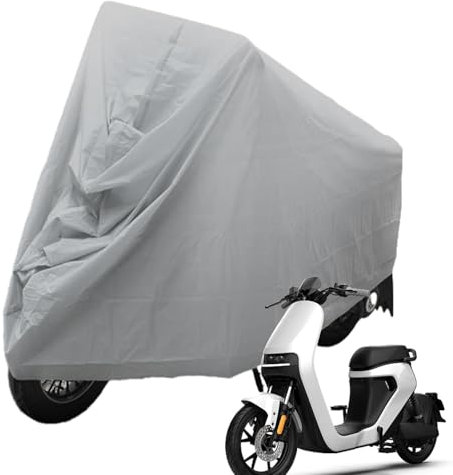 Cubierta de Moto Impermeable al Aire Libre - Cubierta de Motocicleta de Servicio Pesado, Lluvia de protección térmica | Polvo UV Interior, Todo el Clima Que Cubre el Scooter de Scooter en la