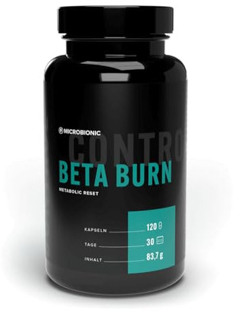 Beta Burn by MICROBIONIC |120 Kapseln | High-Performance Fettstoffwechselbooster