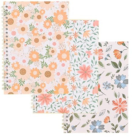 3pcs Sticker Book Collecting Album, ZODKSNO A5 Reusable Sticker Storage Book Creative Flower Scrapbook for Collecting Stickers Labels