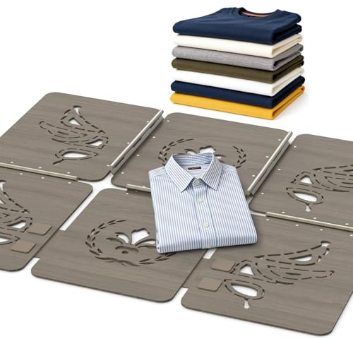 BoxLegend Shirt Folder Wooden Clothes Folding Board - No Bend, Gentle on Clothes, Eco-Friendly Laundry Folding Board for T Shirts, Pants, Sweaters & Delicates