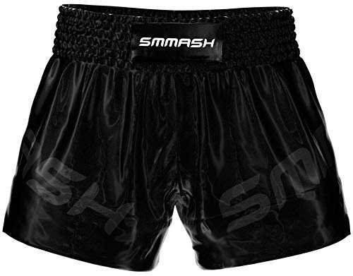 SMMASH MMA Shorts Herren Kurz Sporthose Thaibox Muay Thai Hose Boxhose Trainingsshorts Atmungsaktiv Elastisch Abriebfest