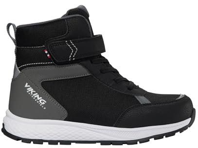 Viking Unisex barn Equip Warm Wp 1v Snow Boot, Svart grå, 38 EU