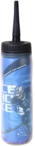 HADIIH 600 Ml Eishockey-Wasserflasche, Tragbare FußBall-Flasche, Klassisches Sportflaschen-MundstüCk mit VerläNgerter Spitze