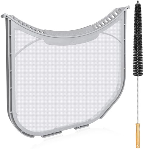 Uszily ADQ566564 Lint Filter Replacement for LG and Kenmore Dryers, New Version ADQ566564 Filter (Bottom with Notches), Ultra Durable Lint Screen Trap with Dryer Vent Lint Brush