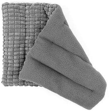 Aroma Season Microwave Heat Pad, 15 * 9'' Unscented Wheat Bag, Large Microwavable Moist Heat Pack for Shoulders, Warm Compress, 100% Natural Fillings, Multi-Functional, Gifts for Family (Grey)