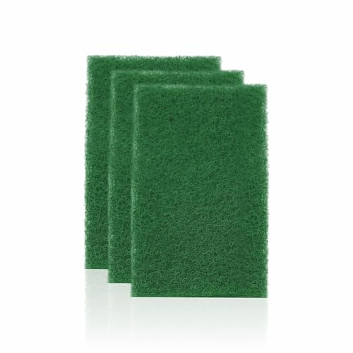 Washing Up Sponge Heavy Duty Scouring Pad Kitchen Dishes Sink Bathroom Nonscratch Wiping Scourer Dual Sided Handgrip Dish Wash Cleaning Absorbent Sponge Kitchen Accessory (3PK)