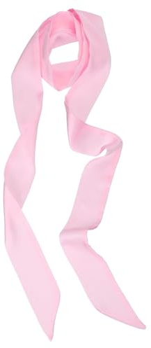 PATIKIL Sciarpa Stile Nastro, Sciarpa Sottile Soltantelore Pura Lunga Foulard Seta Cravatta Cinture Fascia Sciarpe Capelli Fascia Testa Nastro Legatura per Donne, Rosa Brillante