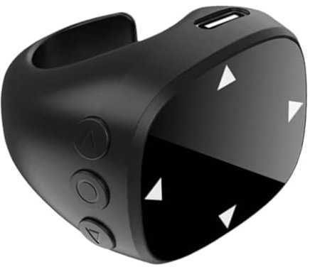 Ruwshuuk Telecomando per Telefono, Telecomando Di Scorrimento Wireless Per Smartphone, Dispositivo di Tecnologia Indossabile per Lavoro Presentazione Streaming in Diretta Foto Lettura Musica Social