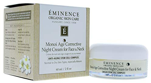 Eminence Monoi Age Corrective Night Cream for Face and Neck, 2 Ounce